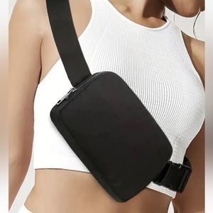 Black Fanny Pack Chest Shoulder or Waist Belt Bag New never used